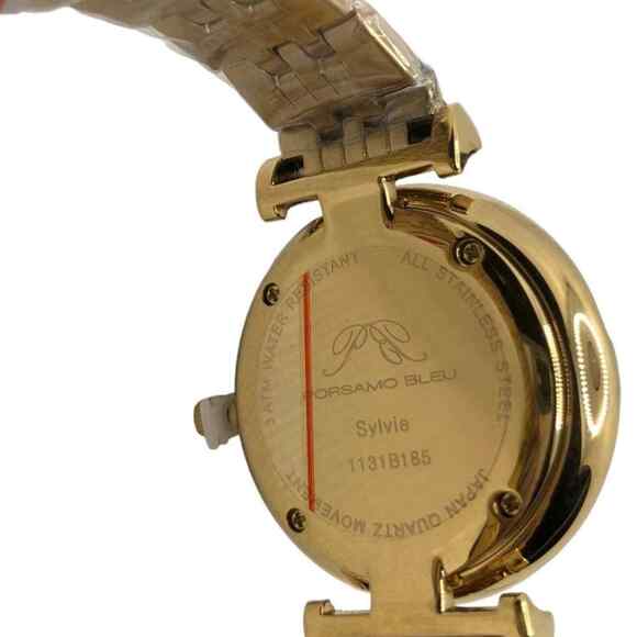 Porsamo BLEU Sylvie Stunning Abalone Dial Gold  Bracelet Watch, 32mm - Picture 8 of 11